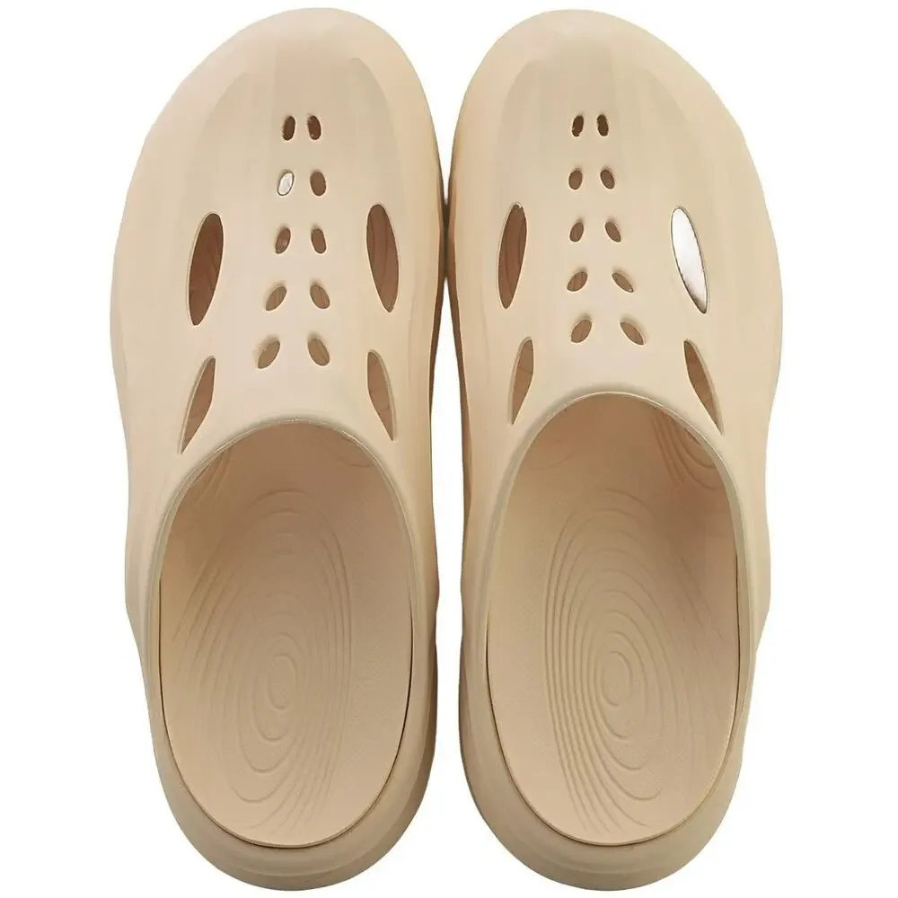 HOKA Ora Recovery Mule Vanilla Unisex Men's 7 Women's 9 Medium Slip-On Clog